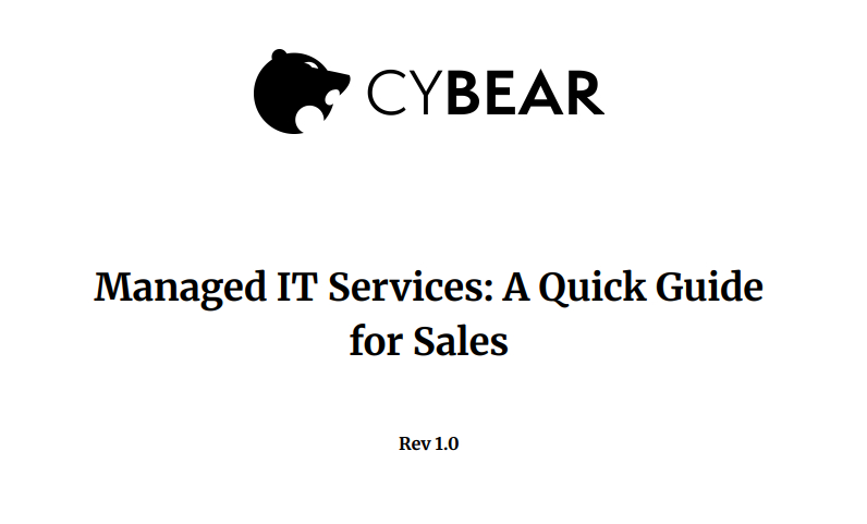 Managed Services - A Quick Guide for Sales